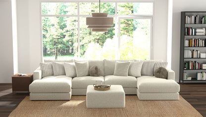 Ritzy - Modular Sofa And Included Cocktail Ottoman - Hornell Furniture Outlet