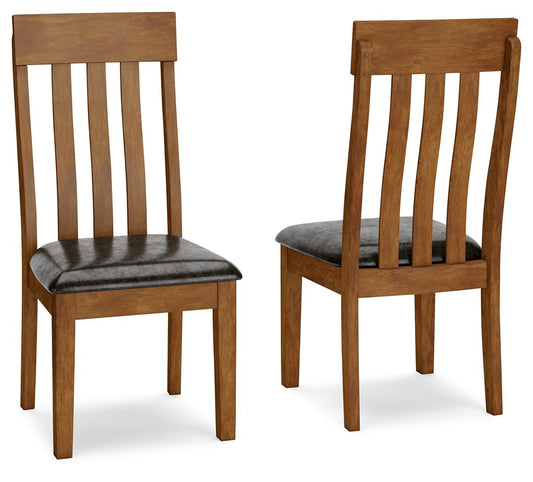 Ralene - Dining UPH Side Chair (Set of 2) - Medium Brown - Hornell Furniture Outlet