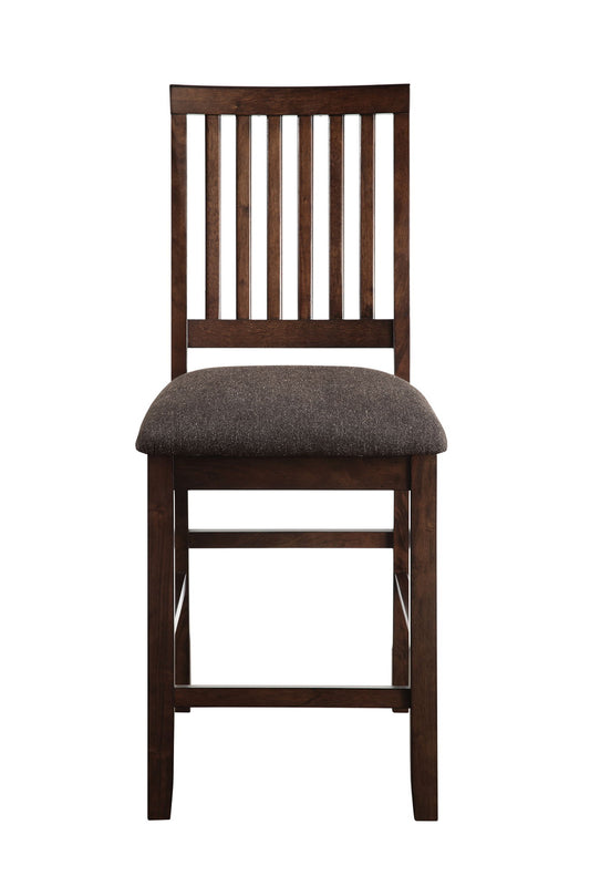 Yorktown - Counter Chair (Set of 2) - Dark Brown - Hornell Furniture Outlet