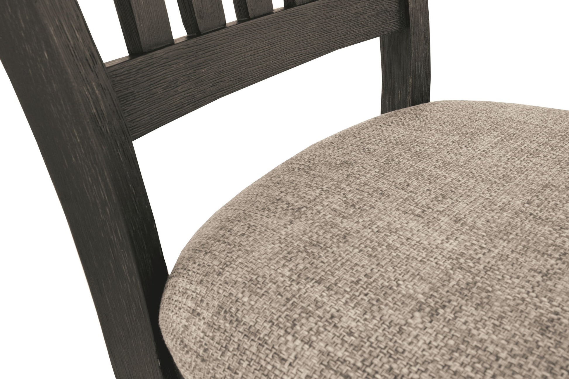 Tyler Creek - Black / Grayish Brown - Dining UPH Side Chair (Set of 2) - Slatback - Hornell Furniture Outlet