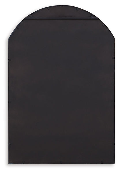 Evengton - Black - Accent Mirror - Hornell Furniture Outlet