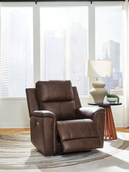 Bleckley - Power Recliner With Adjustable Headrest - Hornell Furniture Outlet