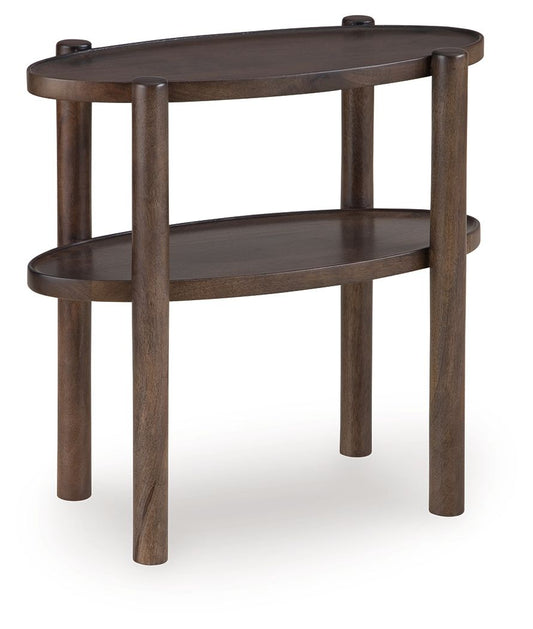Wiattbury - Accent Table - Gray Brown - Hornell Furniture Outlet