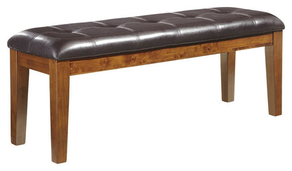 Ralene - Medium Brown - Large UPH Dining Room Bench - Hornell Furniture Outlet