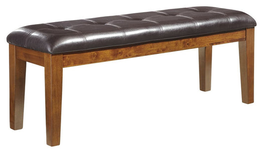 Ralene - Medium Brown - Large UPH Dining Room Bench - Hornell Furniture Outlet
