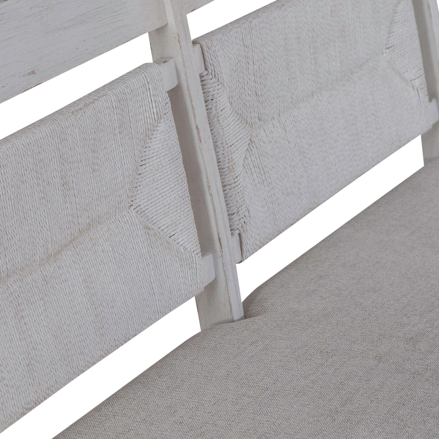 River Place - Panel Back Bench (RTA) - White - Hornell Furniture Outlet