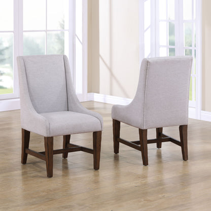 Auburn - Arm Chair (Set of 2) - White - Hornell Furniture Outlet