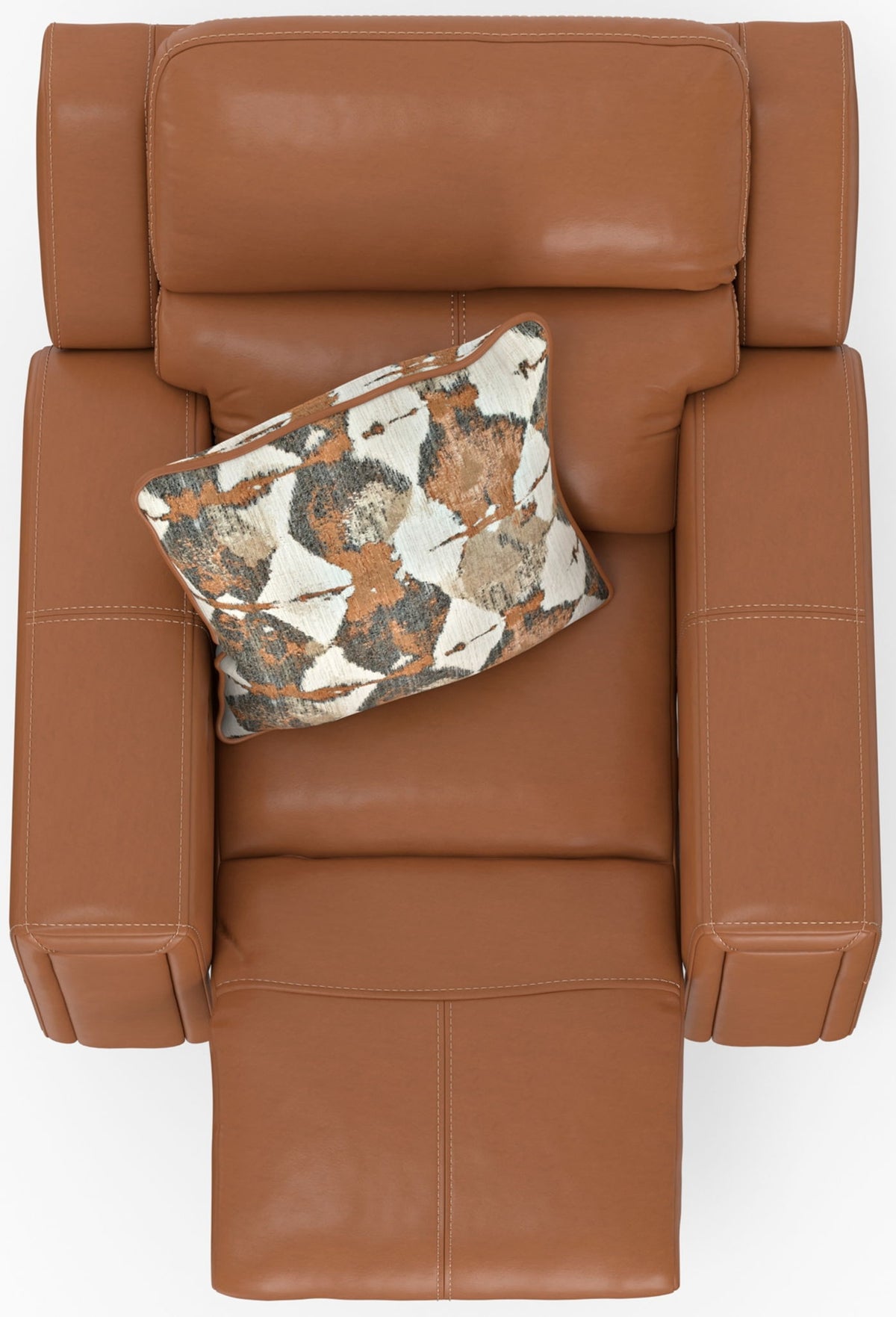Arezzo - Power Headrest Power Lay Flat Recliner With Zero Gravity/Extended Ottoman