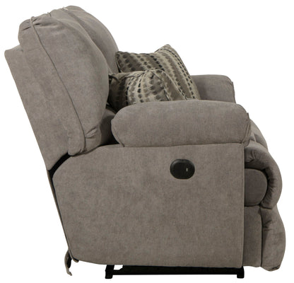 Sadler - Lay Flat Reclining Console Loveseat - Hornell Furniture Outlet