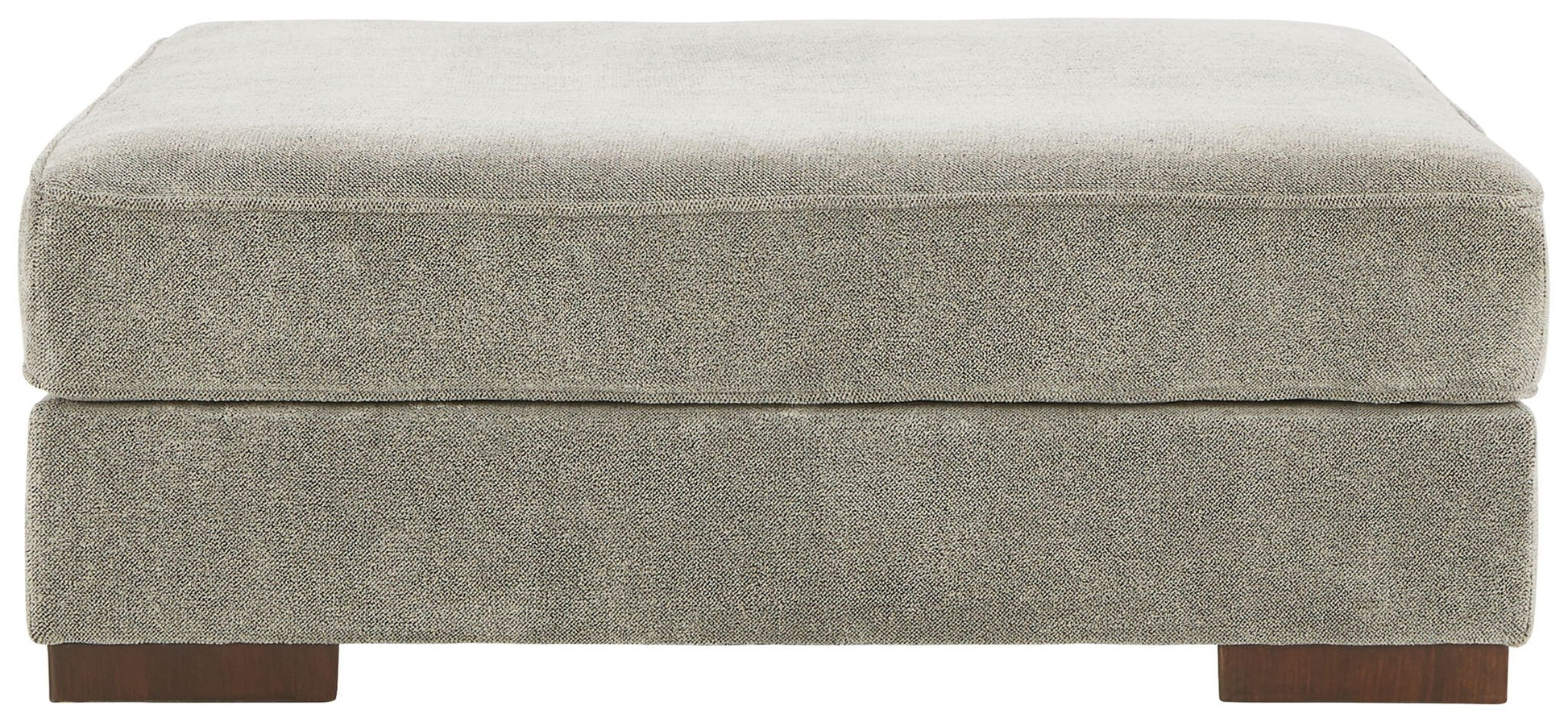 Bayless - Smoke - Oversized Accent Ottoman - Hornell Furniture Outlet