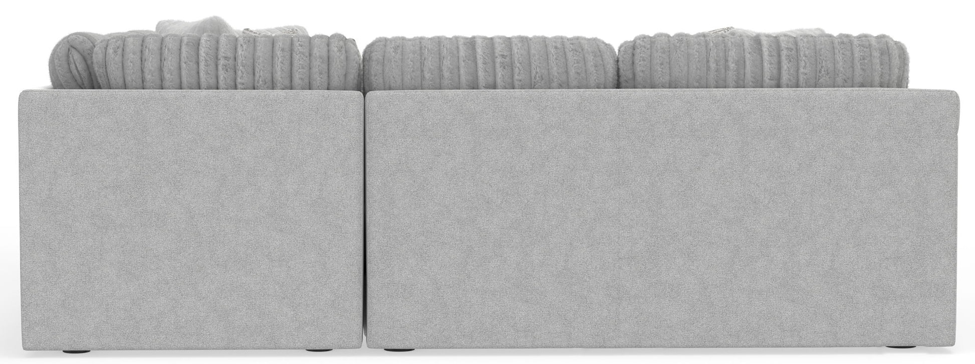 Logan - Upholstered Sectional With Comfort Coil Seating - 46" Cocktail Ottoman And Accent Pillows Included - Hornell Furniture Outlet