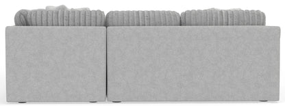 Logan - Upholstered Sectional With Comfort Coil Seating - 46" Cocktail Ottoman And Accent Pillows Included - Hornell Furniture Outlet