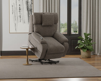 Snoozer - Power Lift Power Headrest Lay Flat Recliner With CR3 Heat / Massage / Zero Gravity - Hornell Furniture Outlet