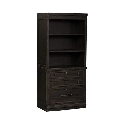 Harvest Home - 2 Piece Hutch & Cabinet Set - Black - Hornell Furniture Outlet