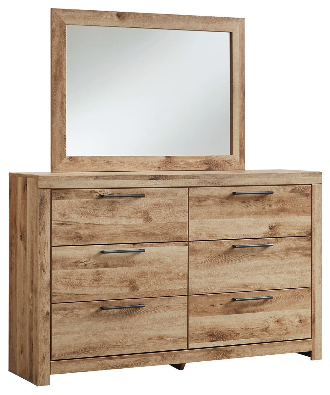 Hyanna - Tan - Dresser, Mirror - Hornell Furniture Outlet
