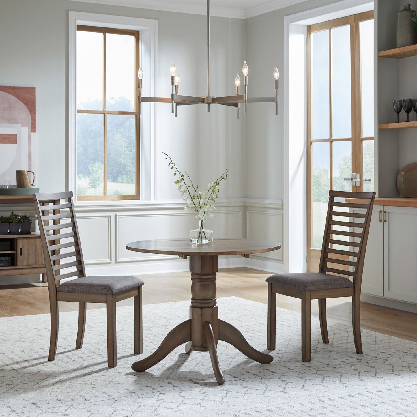 Brook Bay - 3 Piece Drop Leaf Set - Hornell Furniture Outlet