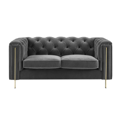 Charlene - Velvet Loveseat - Hornell Furniture Outlet