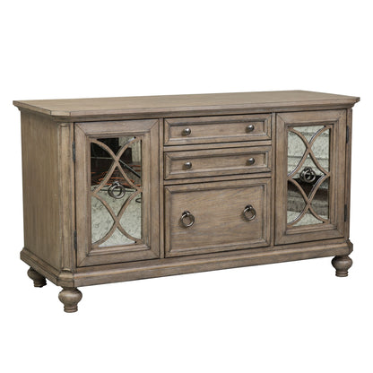 Simply Elegant - Credenza - Light Brown - Hornell Furniture Outlet