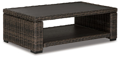 Grasson Lane - Rectangular Cocktail Table - Brown - Hornell Furniture Outlet