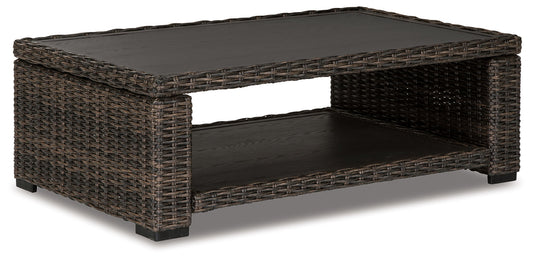 Grasson Lane - Rectangular Cocktail Table - Brown - Hornell Furniture Outlet