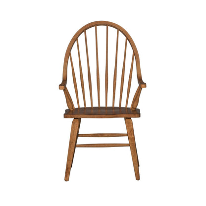 Hearthstone Ridge - Windsor Back Arm Chair - Hornell Furniture Outlet
