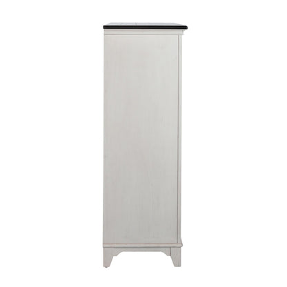 Allyson Park - 5 Drawer Chest - White - Hornell Furniture Outlet