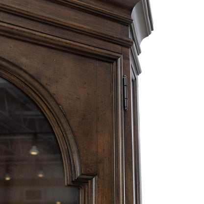 Arden Road - Corner Cabinet - Satin Cherry - Hornell Furniture Outlet