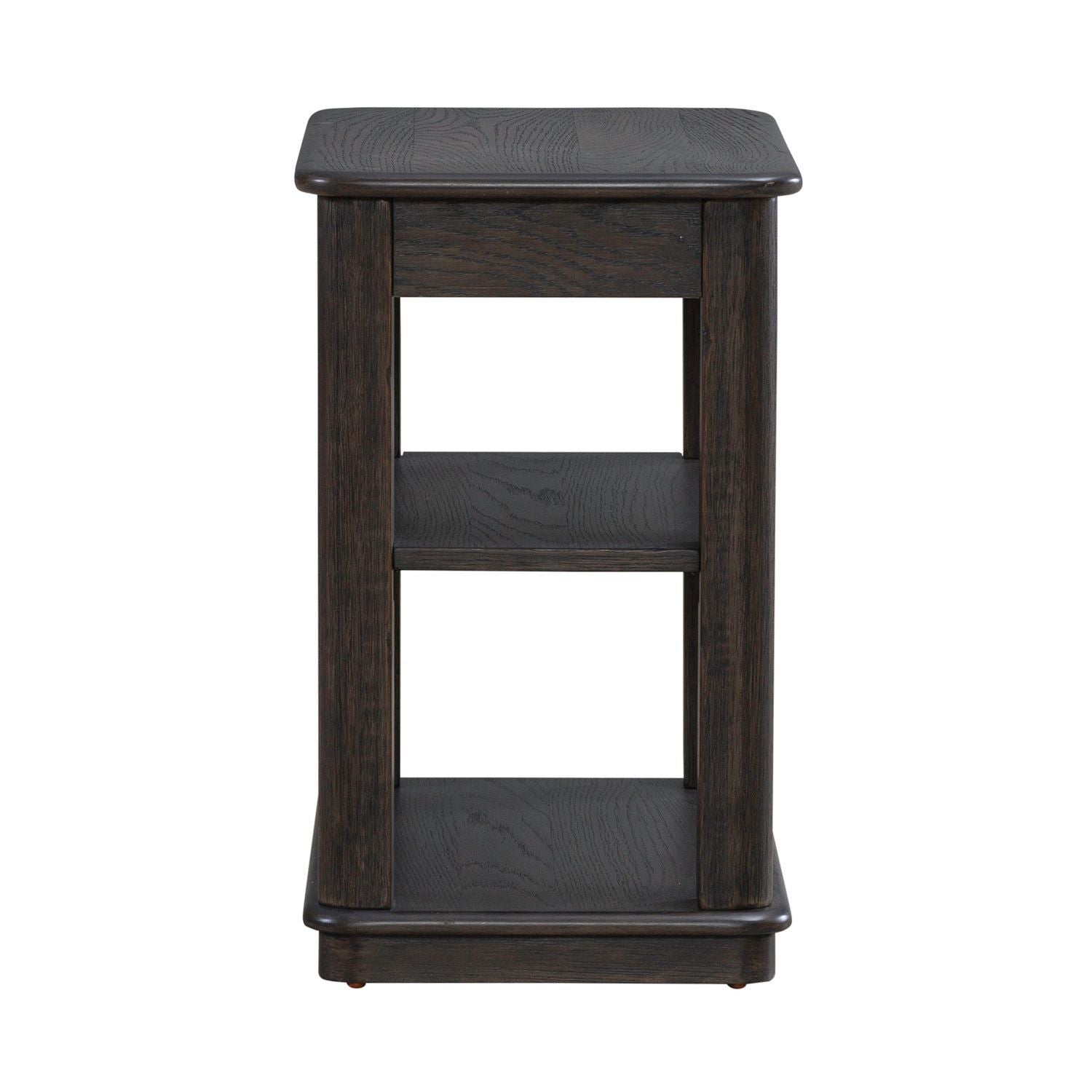 Wallace - Chair Side Table - Brown - Hornell Furniture Outlet