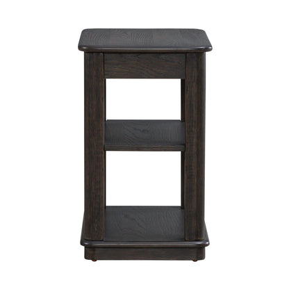 Wallace - Chair Side Table - Brown - Hornell Furniture Outlet