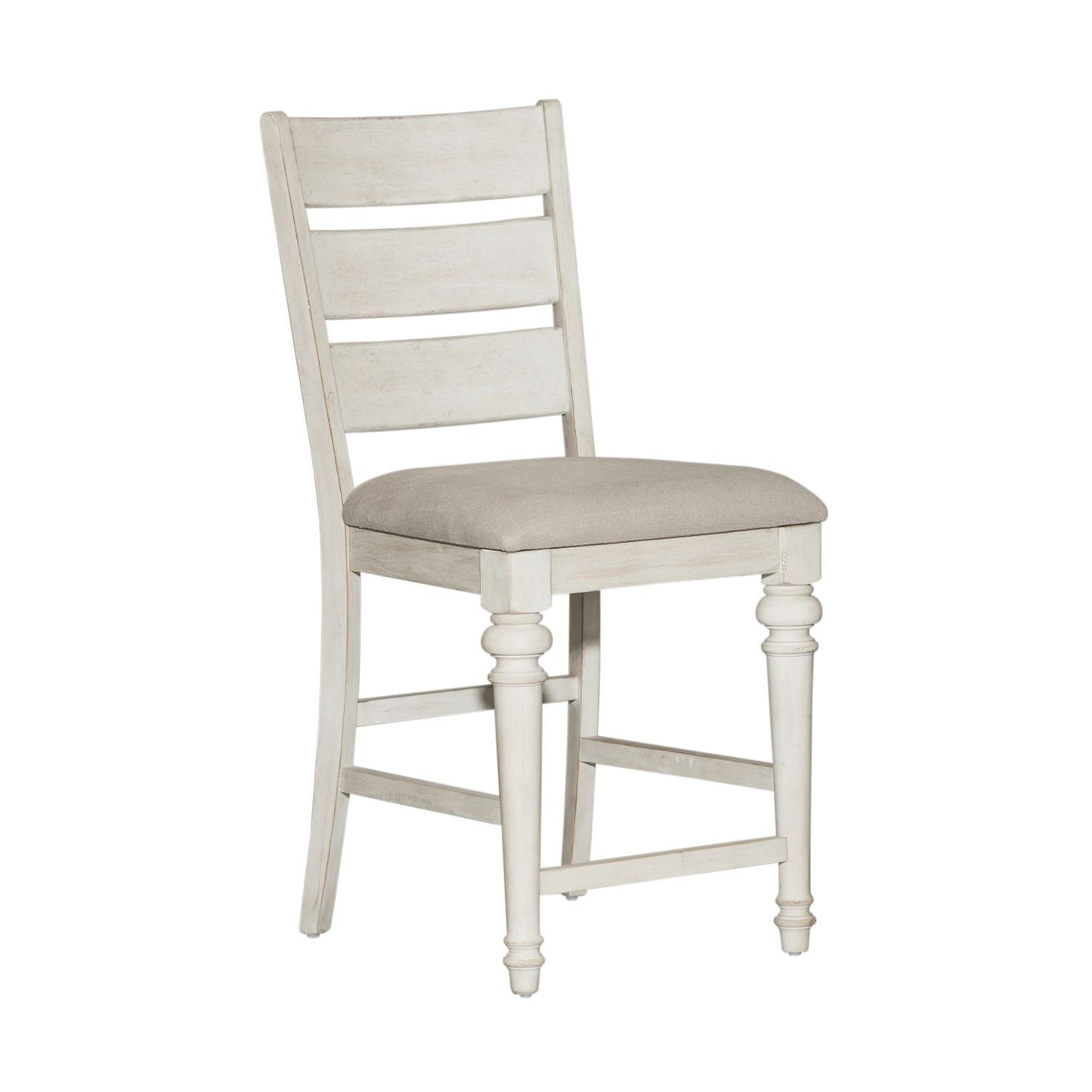 Heartland - 5 Piece Gathering Table Set (Ladder - Back Chairs) - White - Hornell Furniture Outlet