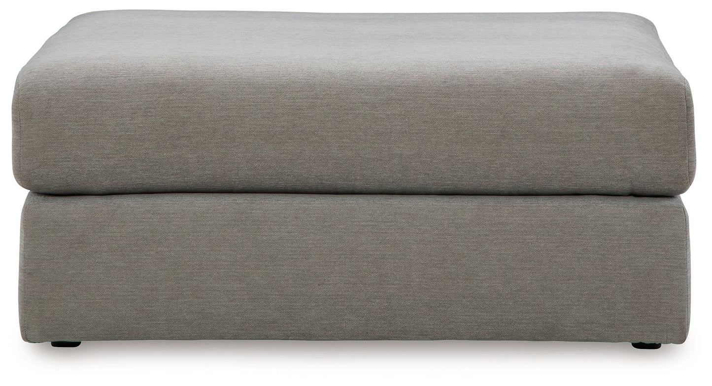 Avaliyah - Ash - Oversized Accent Ottoman - Hornell Furniture Outlet
