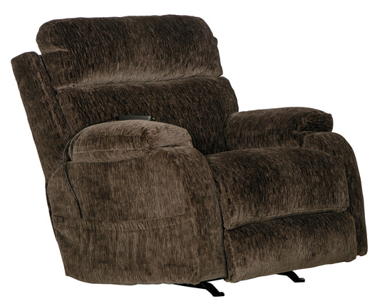 Refresher - Power Headrest Power Rocker Recliner With CR3 Heat / Massage / Lumbar - Hornell Furniture Outlet