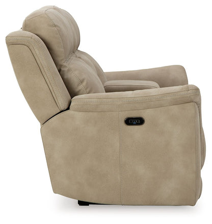 Next - Gen Durapella - Reclining Power Loveseat With Console - Hornell Furniture Outlet