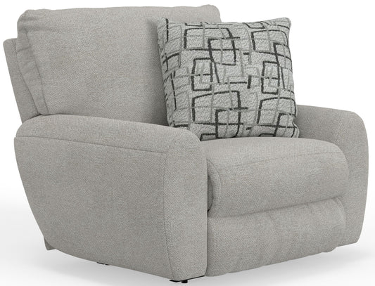 Maxwell - Power Deep Seat Lay Flat Recliner - Hornell Furniture Outlet