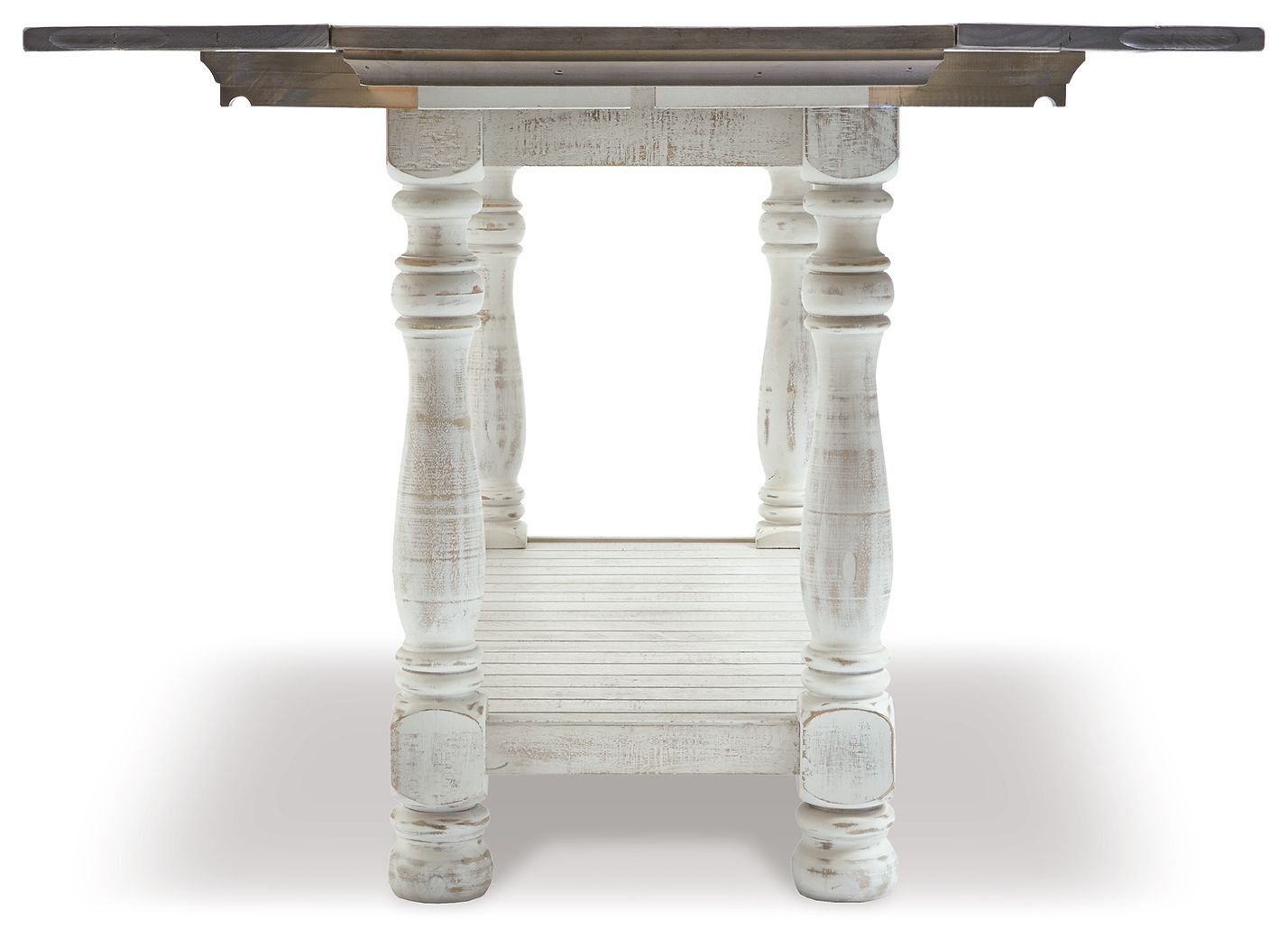 Havalance - Flip Top Sofa Table - Gray / White - Hornell Furniture Outlet