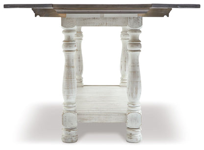 Havalance - Flip Top Sofa Table - Gray / White - Hornell Furniture Outlet
