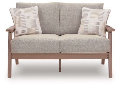 Grover Beach - Loveseat With Cushion - Driftwood - Hornell Furniture Outlet