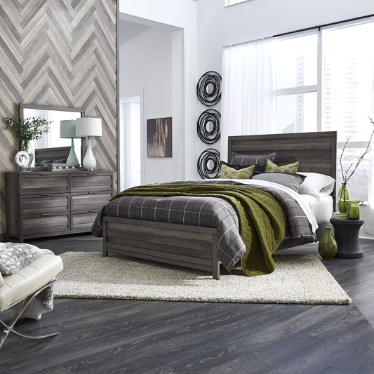 Tanners Creek - Panel Bed, Dresser & Mirror - Hornell Furniture Outlet