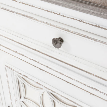 Magnolia Manor - Buffet - White - Hornell Furniture Outlet