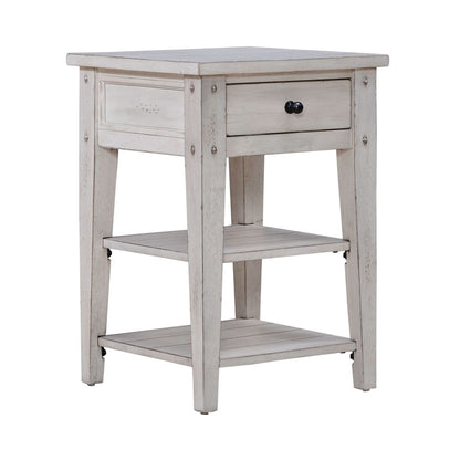 Lake House - Chair Side Table - Hornell Furniture Outlet