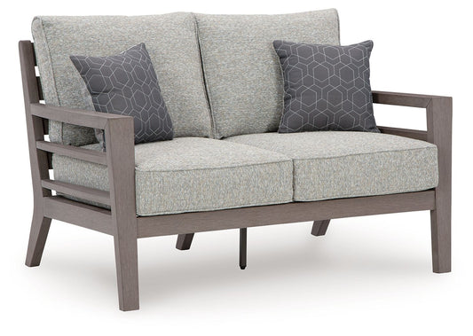 Hillside Barn - Gray / Brown - Loveseat W/Cushion - Hornell Furniture Outlet