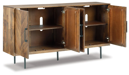 PratTVille - Accent Cabinet - Brown - Hornell Furniture Outlet