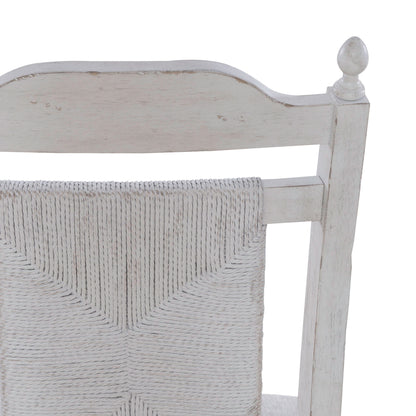 River Place - Panel Back Side Chair (RTA) - White - Hornell Furniture Outlet