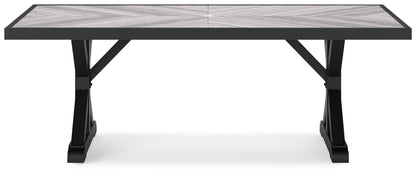 Beachcroft - Rect Dining Table W/Umb Opt - Hornell Furniture Outlet