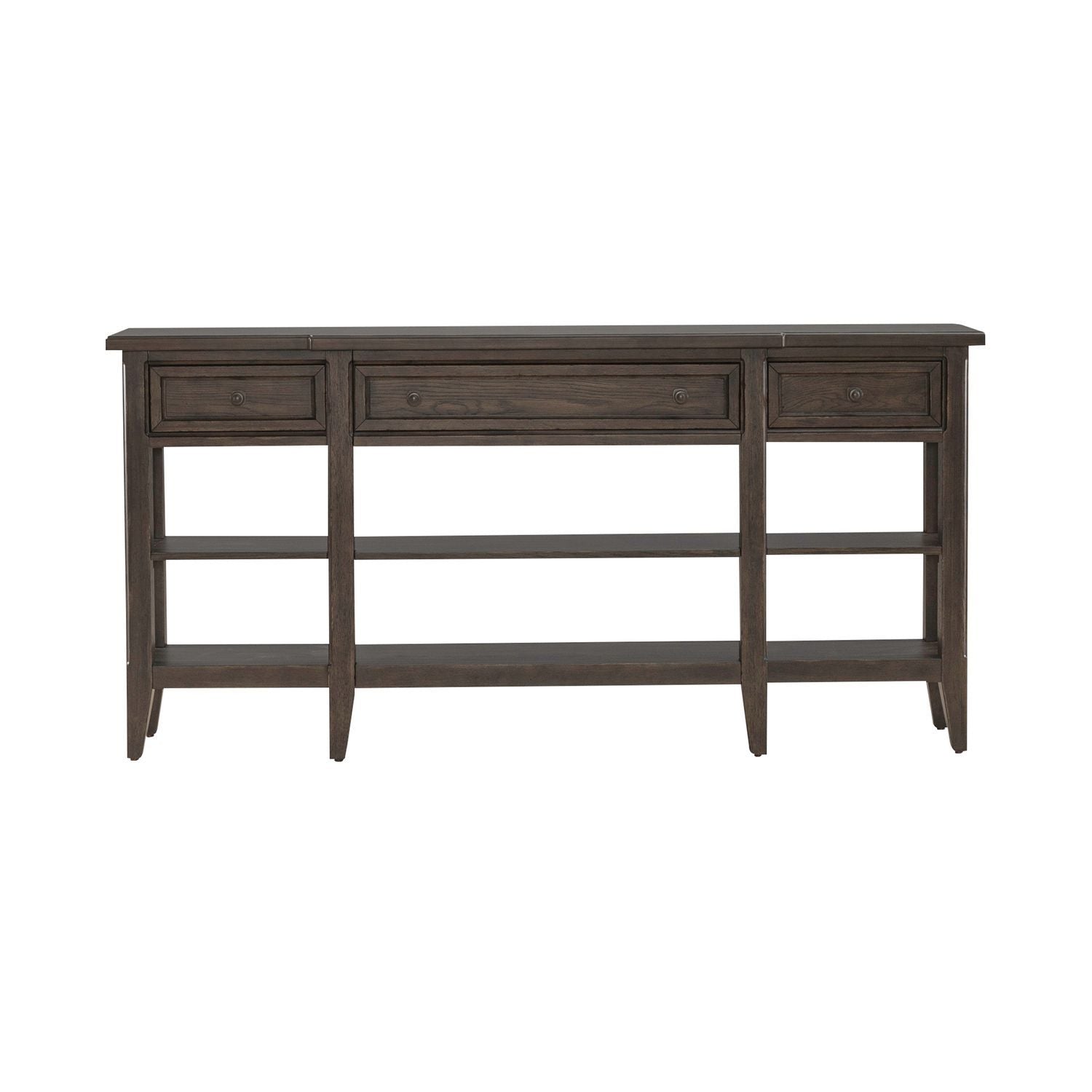 Paradise Valley - Hall Console Table - Dark Brown - Hornell Furniture Outlet