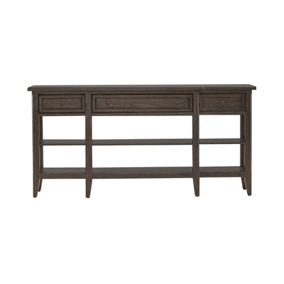 Paradise Valley - Hall Console Table - Dark Brown - Hornell Furniture Outlet