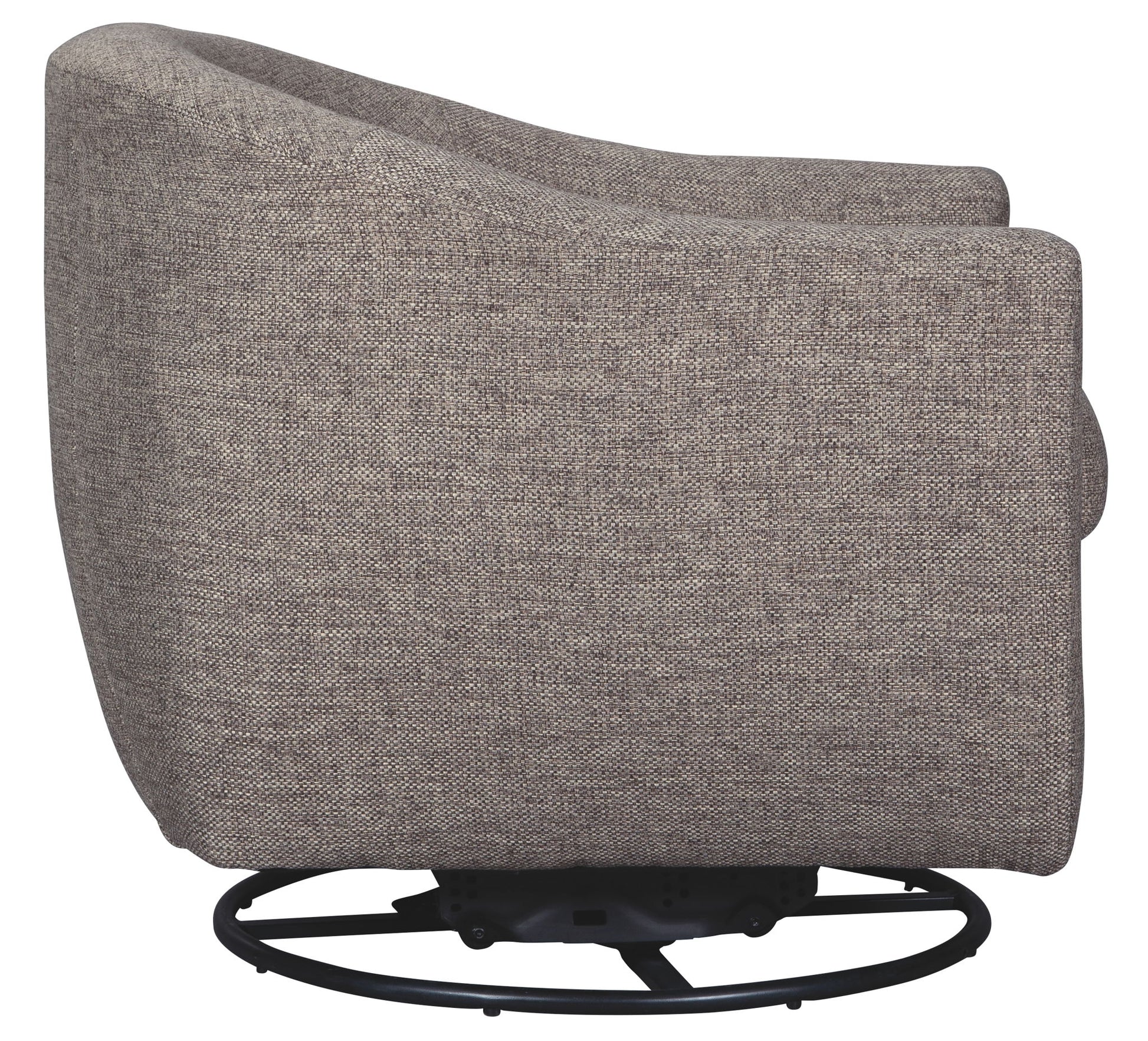 Upshur - Taupe - Swivel Glider Accent Chair - Hornell Furniture Outlet