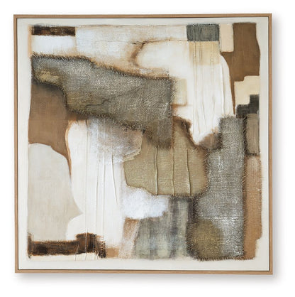 Wylander - Tan / Brown / Gray - Wall Art - Hornell Furniture Outlet