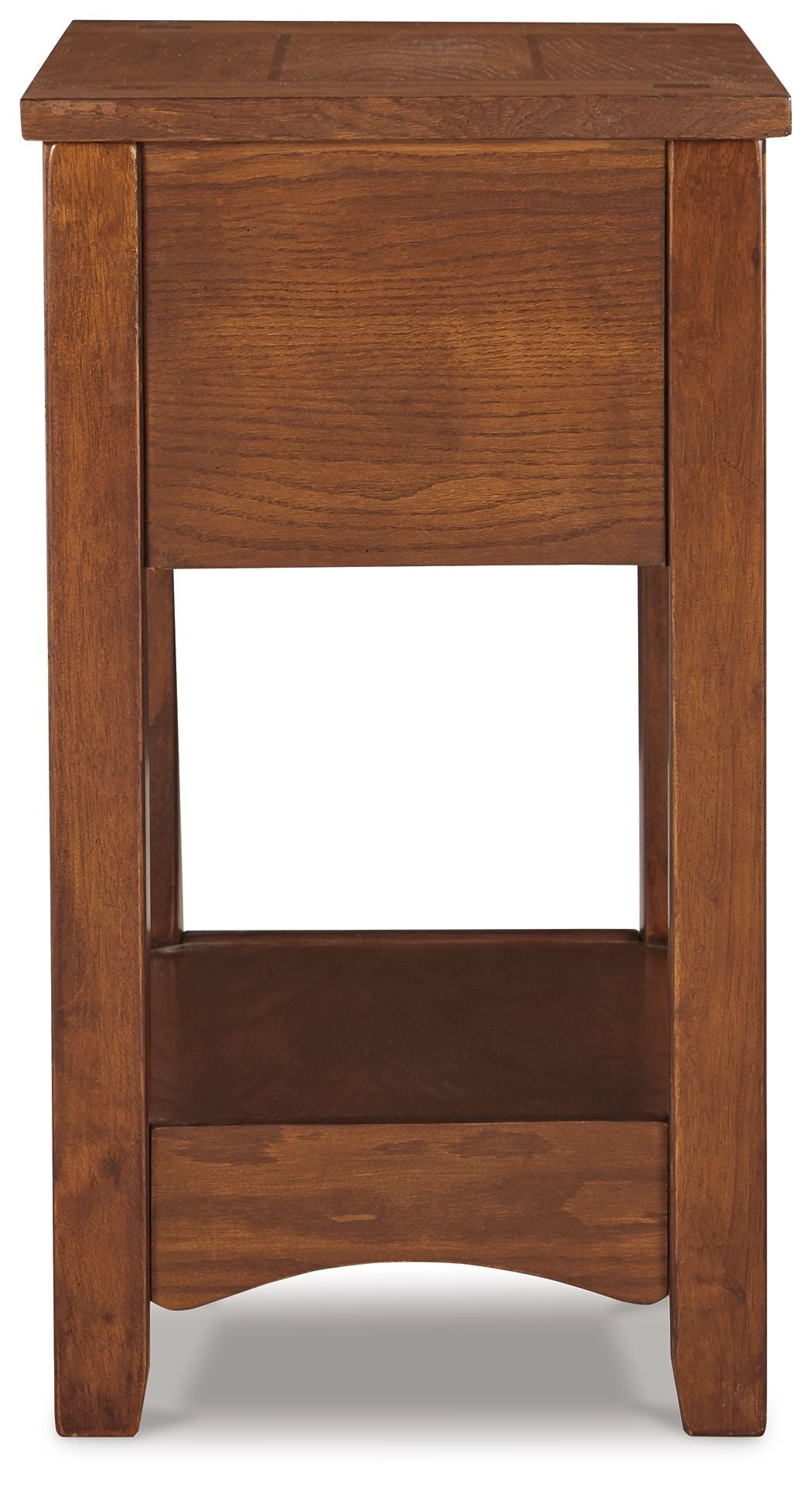 Breegin - Brown - Chair Side End Table - 1 Drawer - Hornell Furniture Outlet