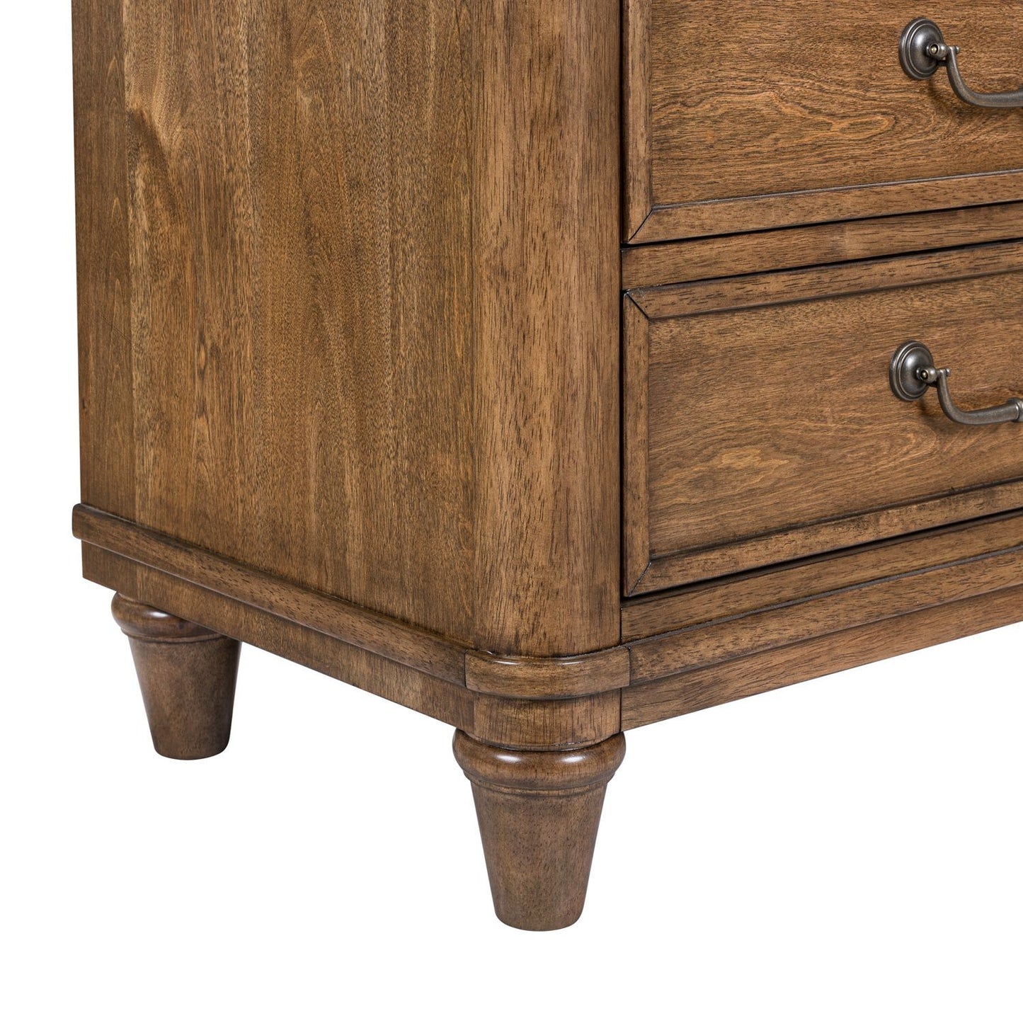 Harrison Heights - Nightstand With Charging Station - Sienna - Hornell Furniture Outlet